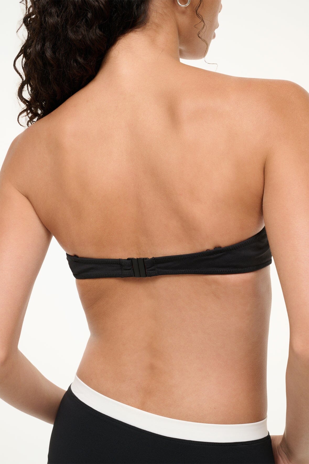 JO BALCONETTE BIKINI TOP | BLACK WHITE - Slide 5 of 6