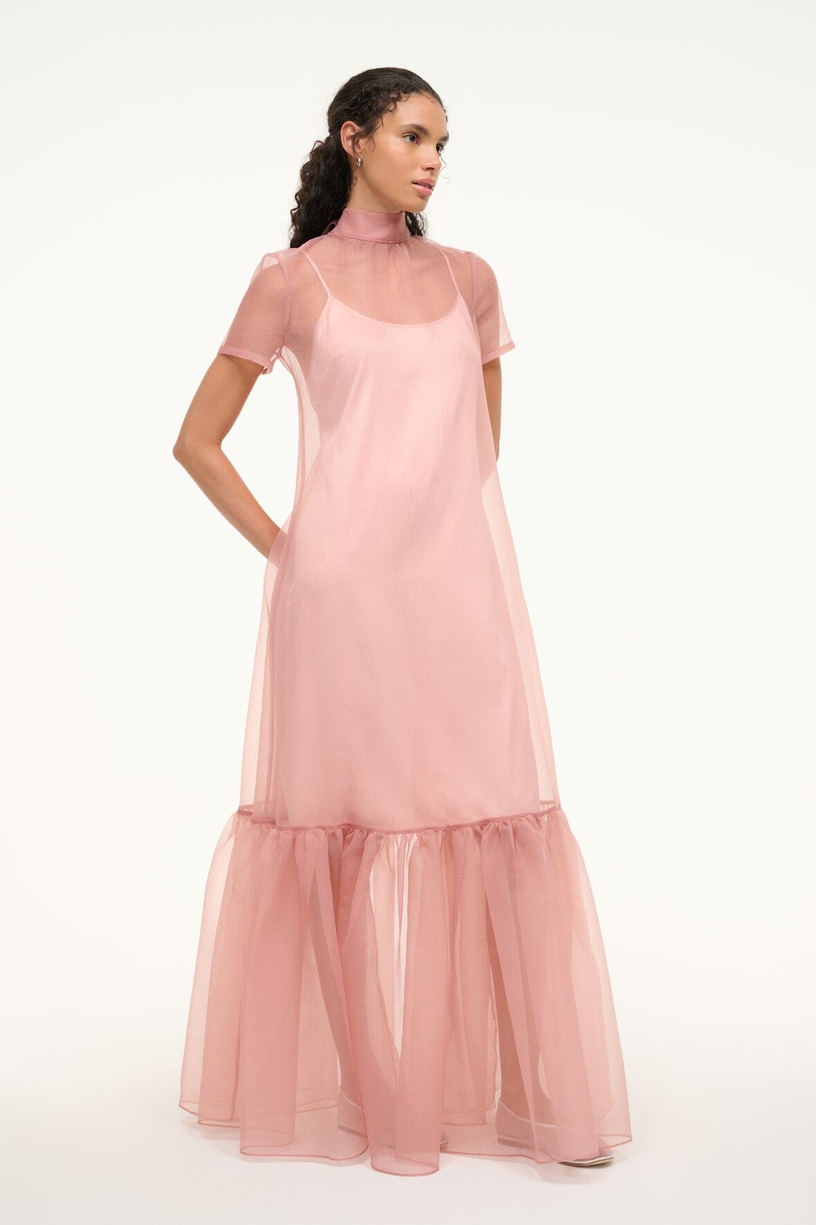 Image CALLUNA DRESS | MISTY ROSE 1 of 6 and Clicking this image will trigger a zoom pop-up