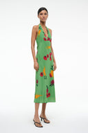 Image LUCCA SILK DRESS | FARMERS MARKET LEAF 2 of 6