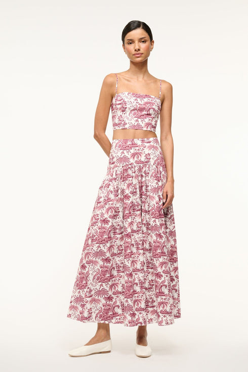 Go to PROCIDA SKIRT BORDEAUX TOILE view 1