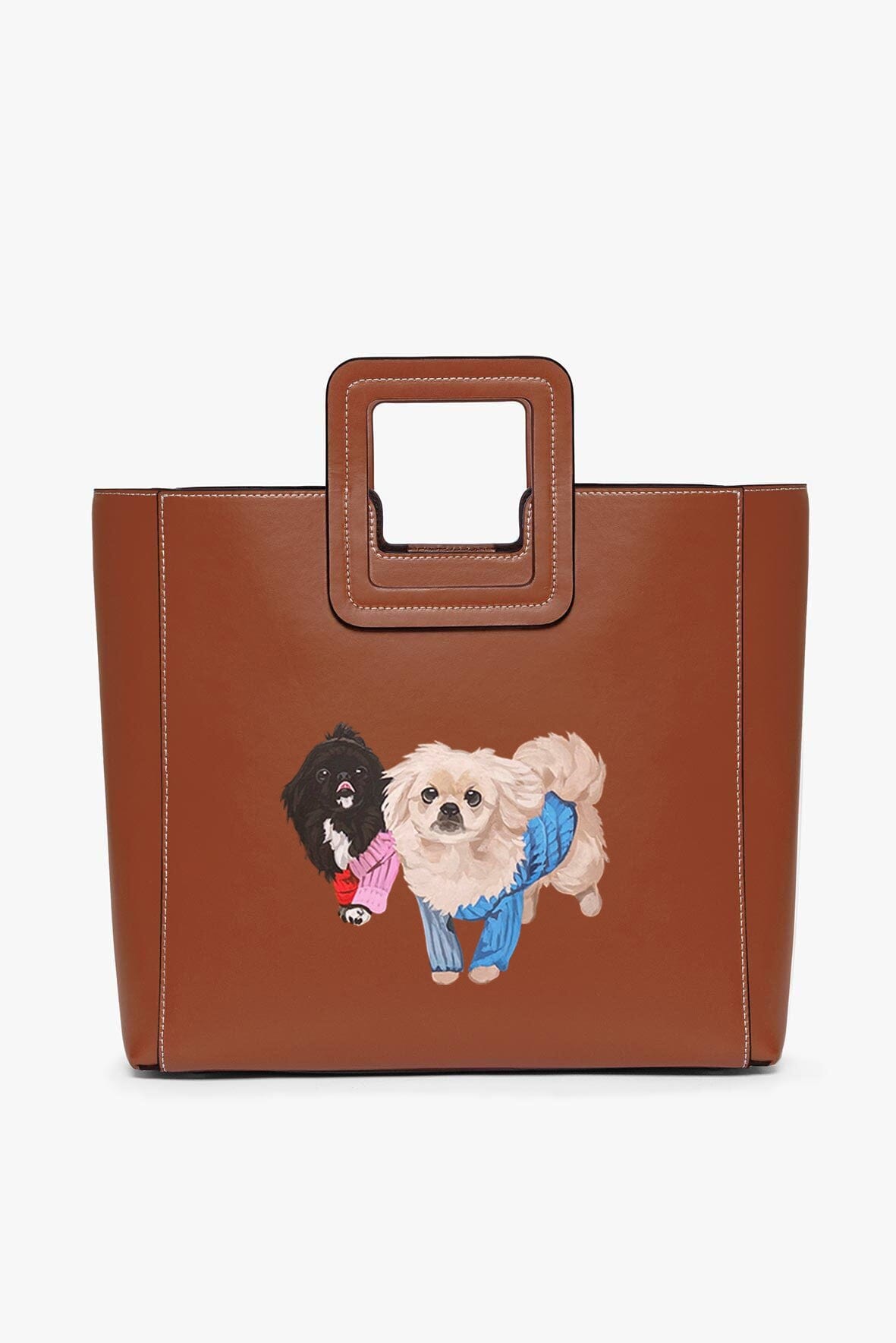 Image CUSTOM SHIRLEY LEATHER BAG | TAN 2 of 6 and Clicking this image will trigger a zoom pop-up