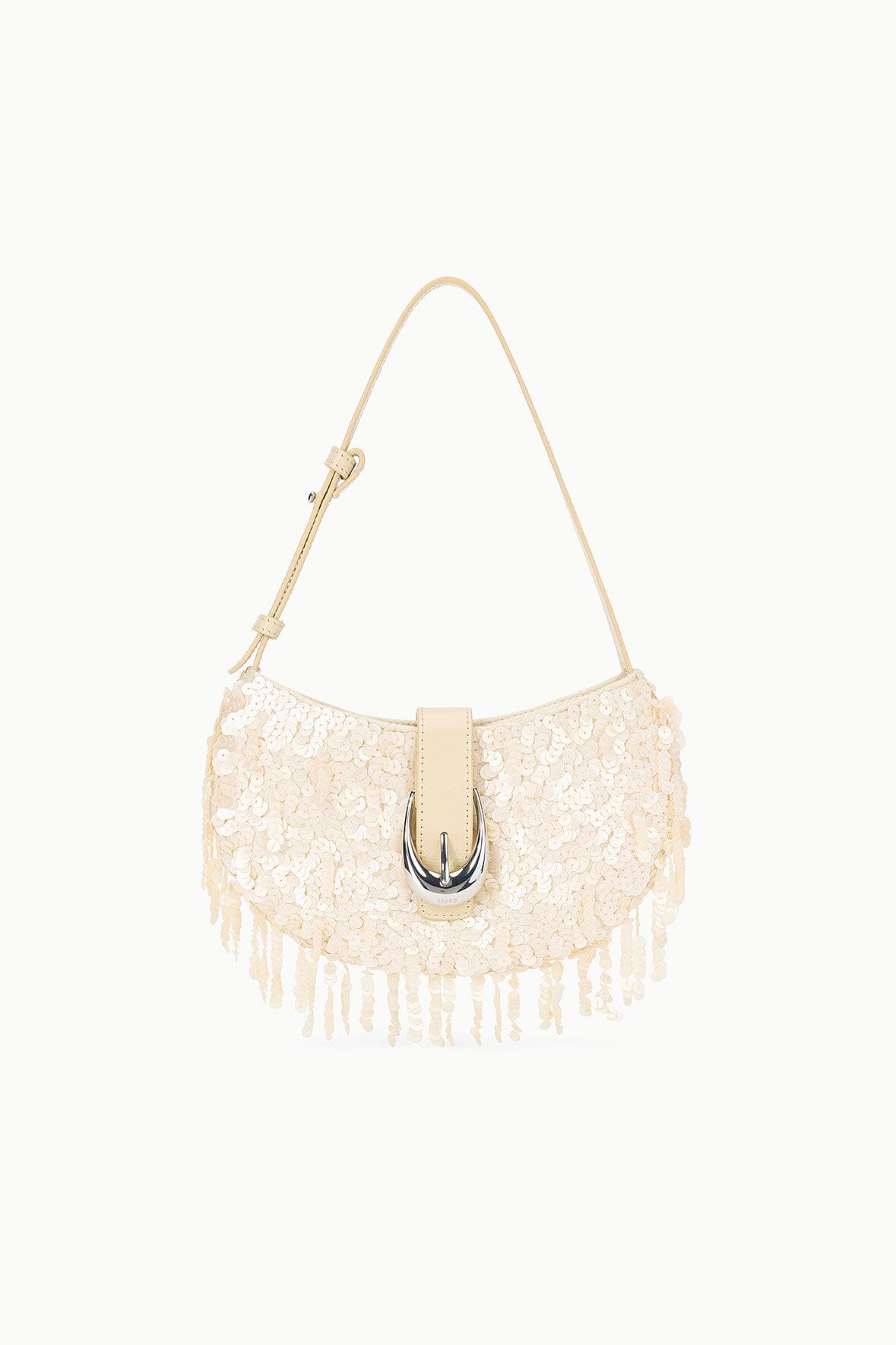 Image ALANA BAG | CREAM FRINGE 1 of 7 and Clicking this image will trigger a zoom pop-up