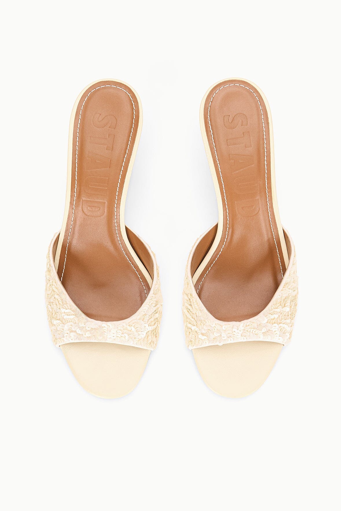 Image BRIGITTE MULE | CREAM SEQUINS 7 of 7 and Clicking this image will trigger a zoom pop-up