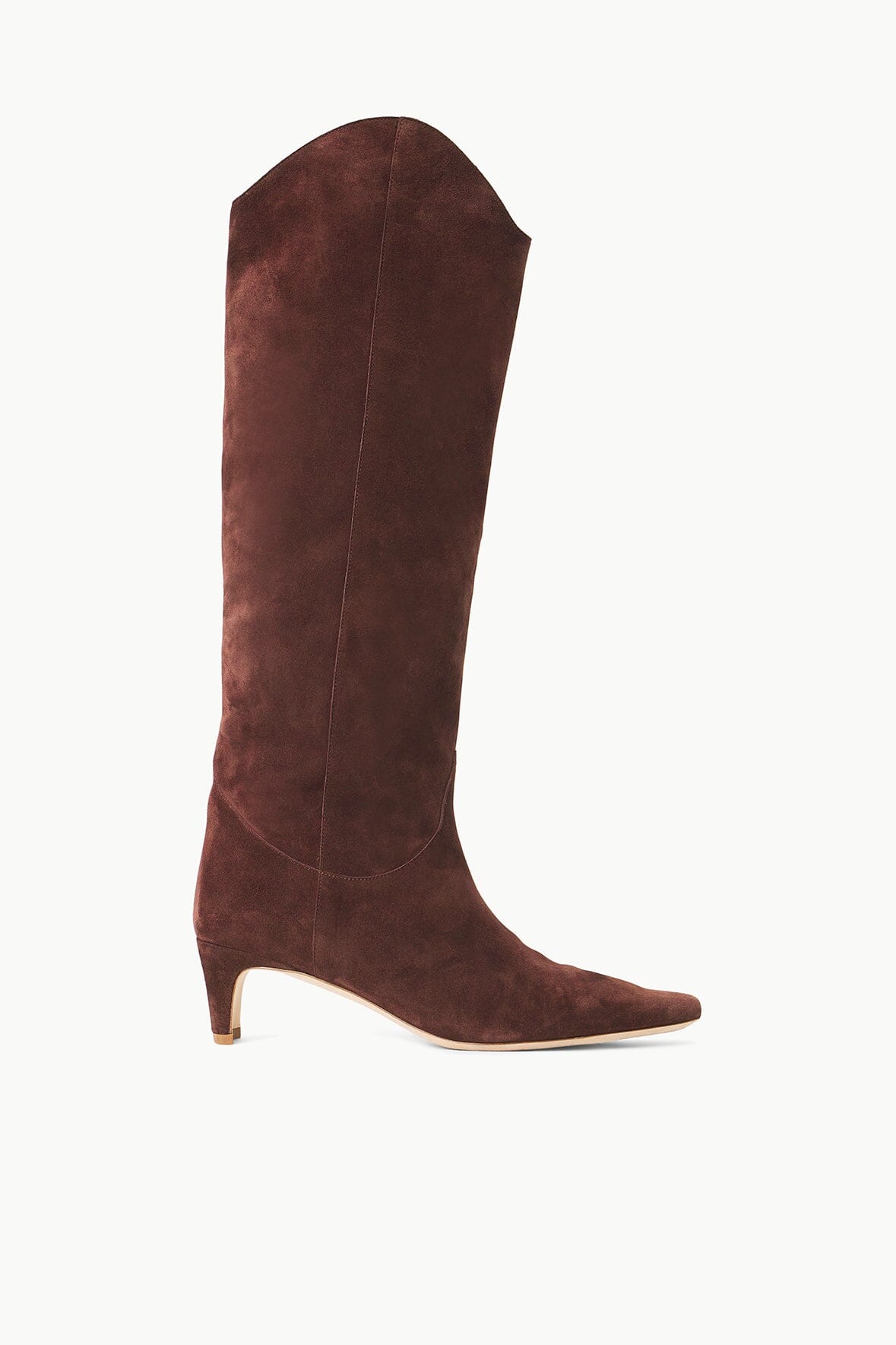 Image WESTERN WALLY BOOT | MAHOGANY SUEDE 1 of 6 and Clicking this image will trigger a zoom pop-up